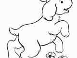Golden Retriever Puppy Coloring Pages Cute Puppies Jumping Coloring Page
