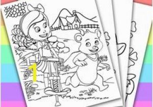 Goldie and Bear Coloring Pages 29 Best Gol & Bear Printables Images On Pinterest