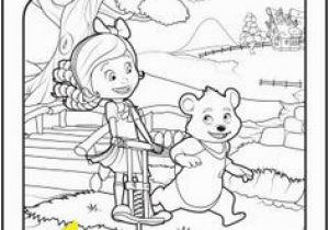 Goldie and Bear Coloring Pages and Bear Birthday