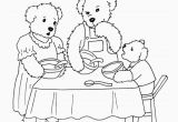 Goldilocks and the Three Bears Coloring Page Goldilocks and the Three Bears Coloring Page at