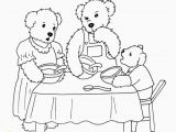 Goldilocks and the Three Bears Coloring Page Goldilocks and the Three Bears Coloring Page at