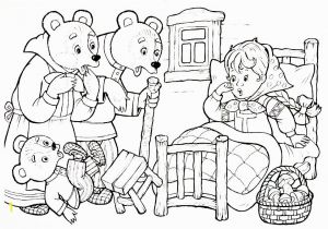 Goldilocks and the Three Bears Coloring Page Goldilocks and the Three Bears Coloring Pages Animationsa2z