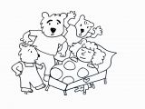 Goldilocks and the Three Bears Coloring Page Goldilocks and the Tree Bears Fairy Tales Coloring Pages