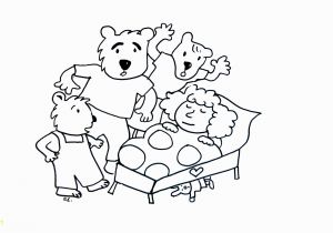 Goldilocks and the Three Bears Coloring Page Goldilocks and the Tree Bears Fairy Tales Coloring Pages