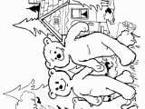 Goldilocks and the Three Bears Coloring Pages Preschool Goldilocks Coloring Page