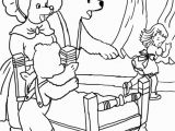 Goldilocks and the Three Bears Coloring Pages Preschool Goldilocks Puppet Coloring Pages Coloring Pages