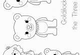 Goldilocks and the Three Bears Coloring Pages Preschool Preschool Enchantment Unit Study Week 3 Goldilocks Rock