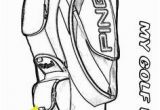 Golf Bag Coloring Page Free Digital Stamp Set Golf Bag Masculine