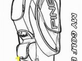 Golf Bag Coloring Page Free Digital Stamp Set Golf Bag Masculine