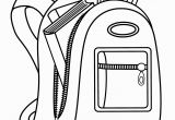 Golf Bag Coloring Page School Bag Drawing at Getdrawings