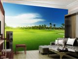 Golf Mural Wallpaper 3d Wallpaper 3d Angepasst Tapete Golf Wiese Landschaft Wandmalereien