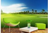 Golf Mural Wallpaper 3d Wallpaper 3d Angepasst Tapete Golf Wiese Landschaft Wandmalereien