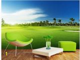 Golf Mural Wallpaper 3d Wallpaper 3d Angepasst Tapete Golf Wiese Landschaft Wandmalereien