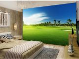 Golf Mural Wallpaper 3d Wallpaper 3d Angepasst Tapete Golf Wiese Landschaft Wandmalereien