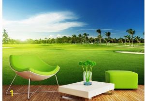 Golf Mural Wallpaper 3d Wallpaper 3d Angepasst Tapete Golf Wiese Landschaft Wandmalereien