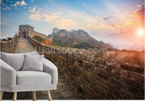 Golf Wall Mural Wallpaper Great Wall Of China Sunset