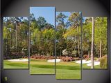 Golf Wall Murals Augusta Augusta Hole 13 Golf Course 4 Piece Framed Wall Art Canvas