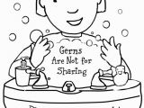 Good Manners Coloring Pages for Preschoolers Free Printable Coloring Page to Teach Kids About Hygiene Germs are