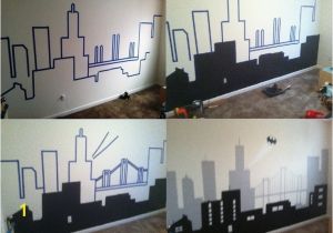 Gotham City Wall Mural City Wall Paintings