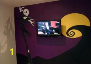 Gothic Wall Murals Nightmare before Christmas 5 Ft Wall Mural Pattern Trace N Paint