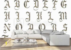 Gothic Wall Murals Uk Me Val Gothic Alphabet Collection Wall Mural