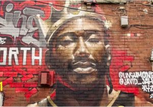 Graffiti Brick Wall Mural Epic King the north Mural Pops Up In Regent Park to