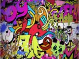 Graffiti Brick Wall Mural Graffiti Wall Backdrop Puter Printed Graphy