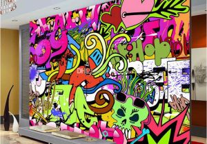 Graffiti Murals for Bedrooms Graffiti Boys Urban Art Wallpaper Custom Wall Mural Street