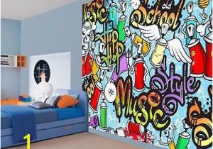 Graffiti Wall Mural Decals Details About Cool Kids Graffiti Music Style Hip Hop School