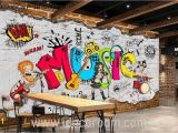 Graffiti Wall Mural Wallpaper Animated Band Music Cartoon Ic Art Wall Murals Wallpaper