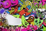 Graffiti Wall Mural Wallpaper Funky Wall Art Mural