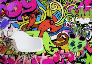 Graffiti Wall Murals for Bedrooms Funky Wall Art Mural