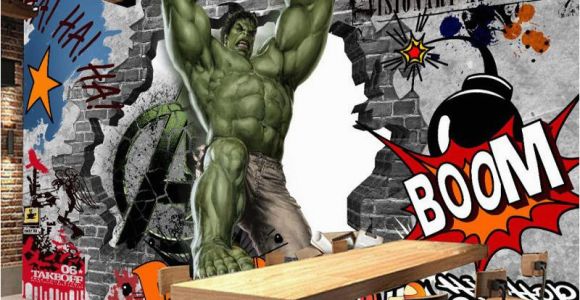 Graffiti Wall Murals Uk Vintage Graffiti Wall Mural Avengers Wallpaper Custom 3d Hulk