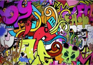 Graffiti Wall Murals Wallpaper Funky Wall Art Wall Mural