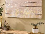 Graham and Brown Wall Murals Graham & Brown Metallic Meadow Print On Wood