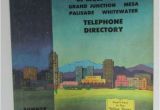 Grand Junction Colorado White Pages Directory 1960 Grand Junction Whitewater Mesa Telephone Directory