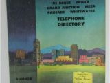 Grand Junction Colorado White Pages Directory 1960 Grand Junction Whitewater Mesa Telephone Directory