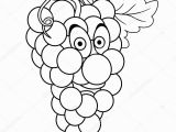 Grape Coloring Pages to Print Coloring Book Coloring Page Cartoon Grapes Character Happy