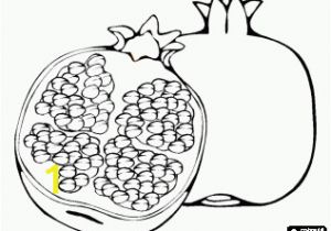 Grape Coloring Pages to Print the Pomegranate is A Fruit that Has An Interior Filled with