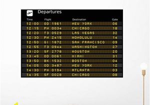 Graphic Design Wall Murals Amazon Wallmonkeys Departure Board Editable Travel