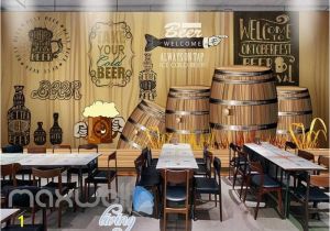 Graphic Design Wall Murals Rustic Graphic Design with Barrels Art Wall Murals Wallpaper