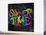 Graphic Design Wall Murals Summer Time Wall Mural