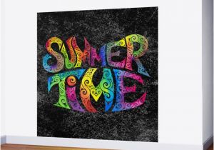 Graphic Design Wall Murals Summer Time Wall Mural