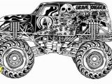 Grave Digger Monster Truck Coloring Pages Monster Truck Grave Digger Coloring Page Kids Play Color