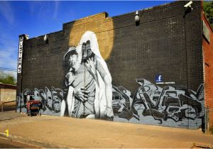 Great Mural Wall Of topeka Jesus Saves by Francisco Enuf Garcia 15th Ave & Fillmore