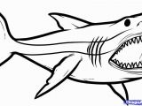 Great White Shark Coloring Pages Great White Shark Coloring Pages New How to Draw Megalodon Megalodon