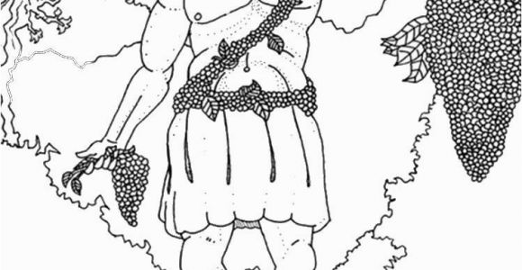 Greek Gods Coloring Pages Printable Greek Gods Coloring Pages God Dionysus with Images