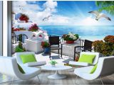 Greek Murals for Walls European Romantic and Warm Hd Wall Mural Greek Love Sea Tv