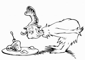 Green Eggs and Ham Coloring Pages Green Eggs and Ham Coloring Page