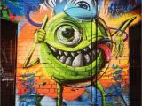 Green Monster Mural Monsters Inc Art Streetart